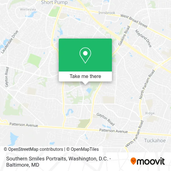 Southern Smiles Portraits map