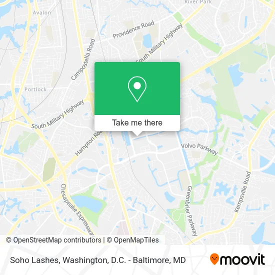 Soho Lashes map
