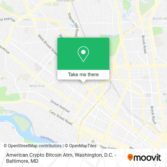 American Crypto Bitcoin Atm map