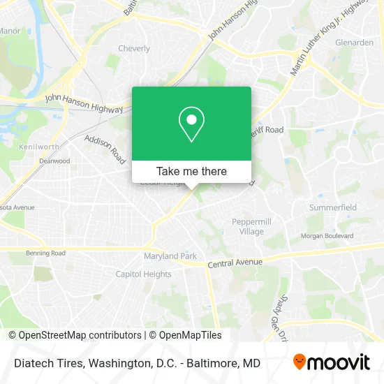 Diatech Tires map