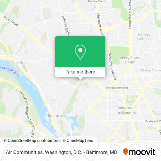 Air Communities map