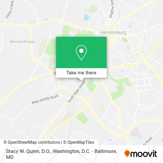 Stacy W. Quinn, D.O. map