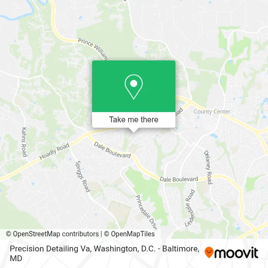 Precision Detailing Va map