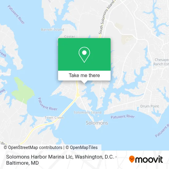 Solomons Harbor Marina Llc map