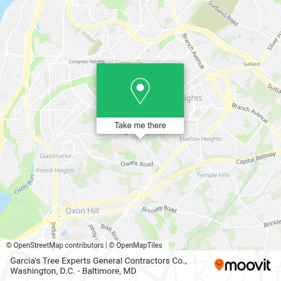 Garcia's Tree Experts General Contractors Co. map