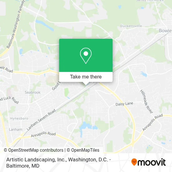Artistic Landscaping, Inc. map