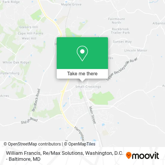 William Francis, Re / Max Solutions map