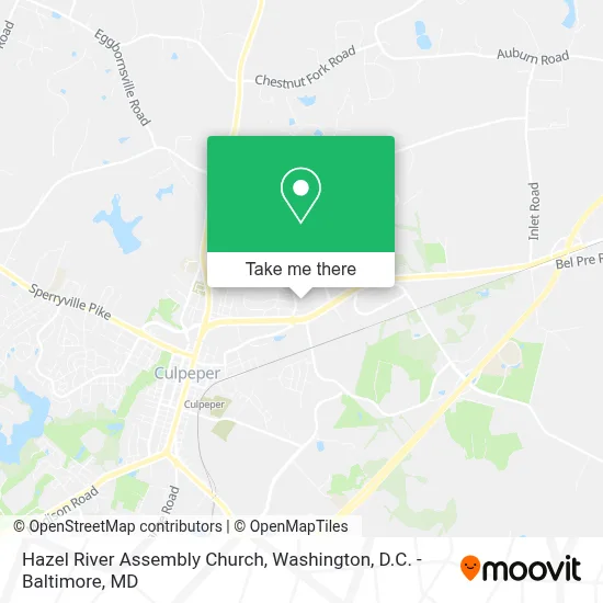Hazel River Assembly Church map