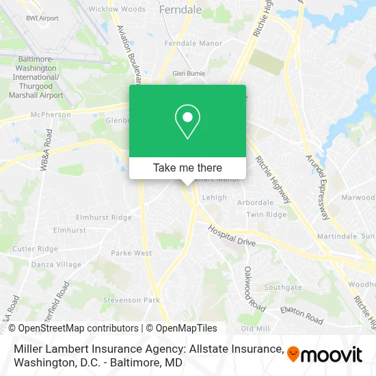 Miller Lambert Insurance Agency: Allstate Insurance map