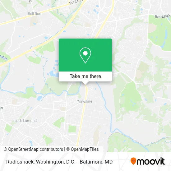 Radioshack map