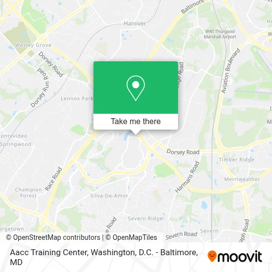 Aacc Training Center map