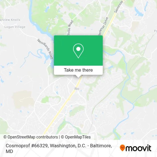 Cosmoprof #66329 map