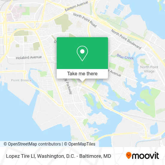 Lopez Tire Ll map