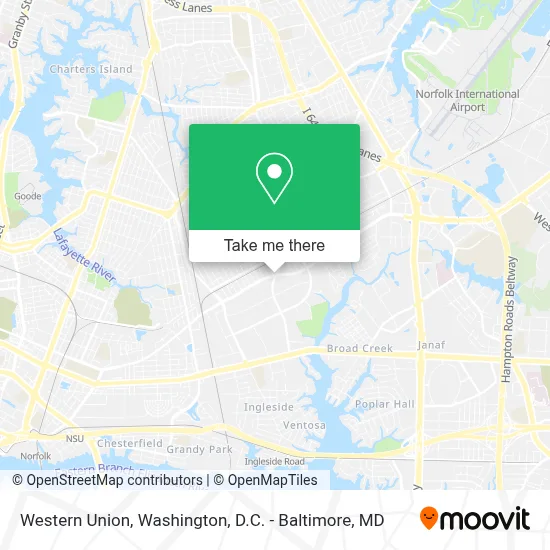 Western Union map