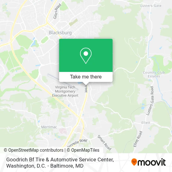 Goodrich Bf Tire & Automotive Service Center map
