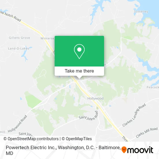 Powertech Electric Inc. map