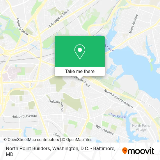 North Point Builders map
