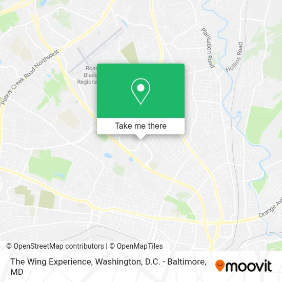 The Wing Experience map