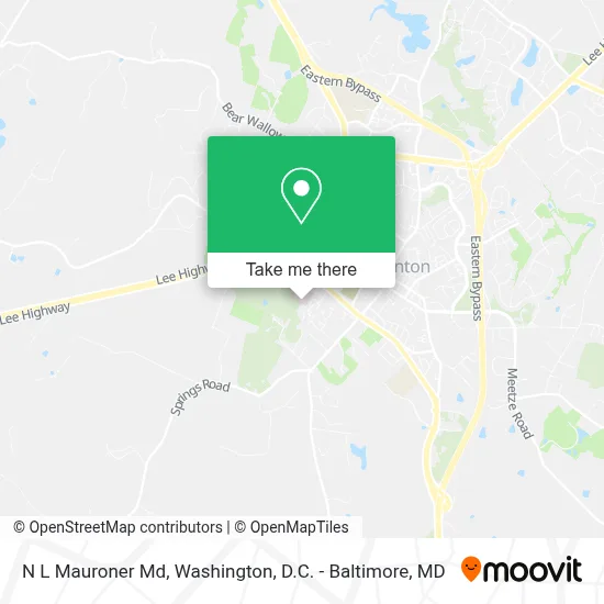 N L Mauroner Md map