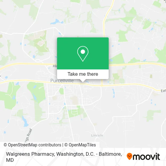 Walgreens Pharmacy map