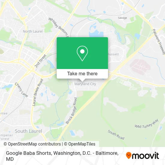Google Baba Shorts map