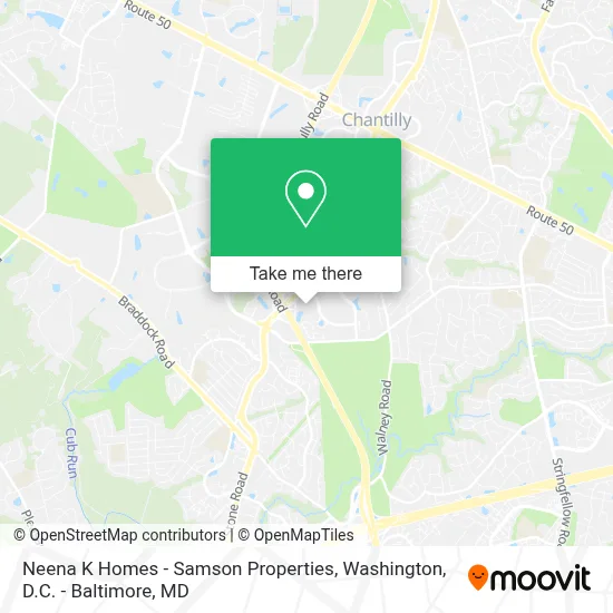 Neena K Homes - Samson Properties map