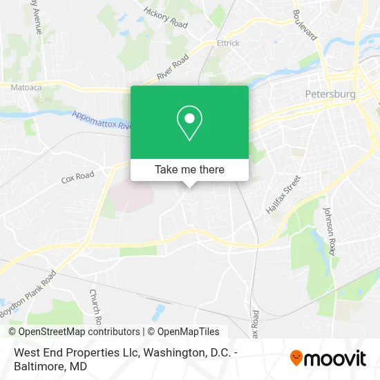 West End Properties Llc map