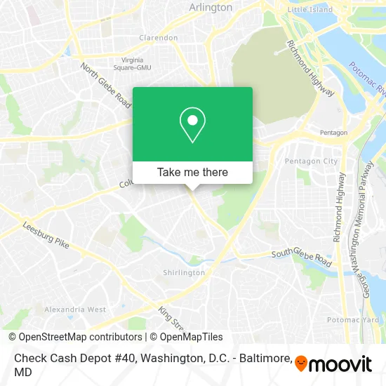 Check Cash Depot #40 map