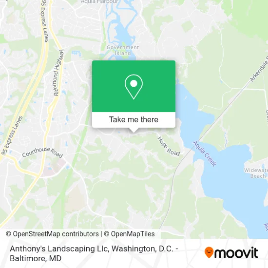 Anthony's Landscaping Llc map