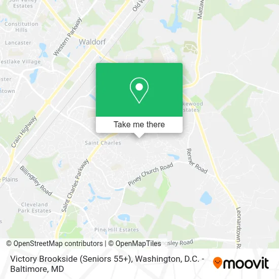 Victory Brookside (Seniors 55+) map
