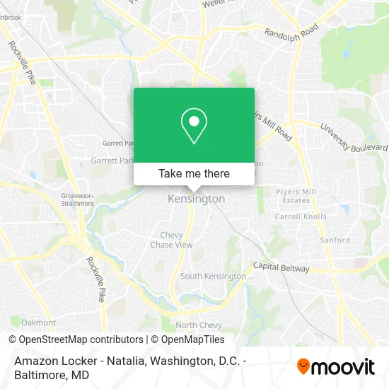 Amazon Locker - Natalia map