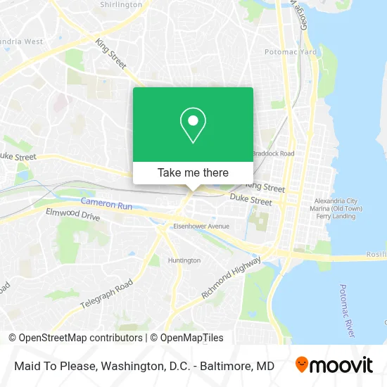 Maid To Please map