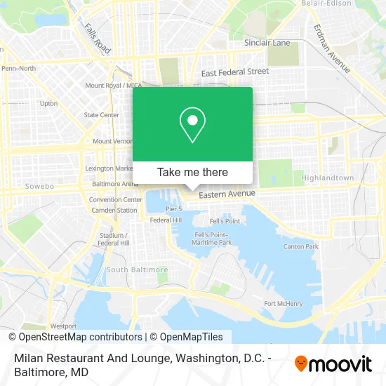 Milan Restaurant And Lounge map