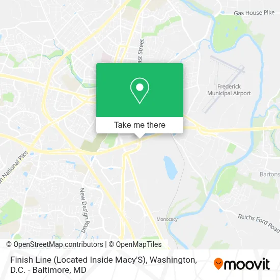 Finish Line (Located Inside Macy'S) map