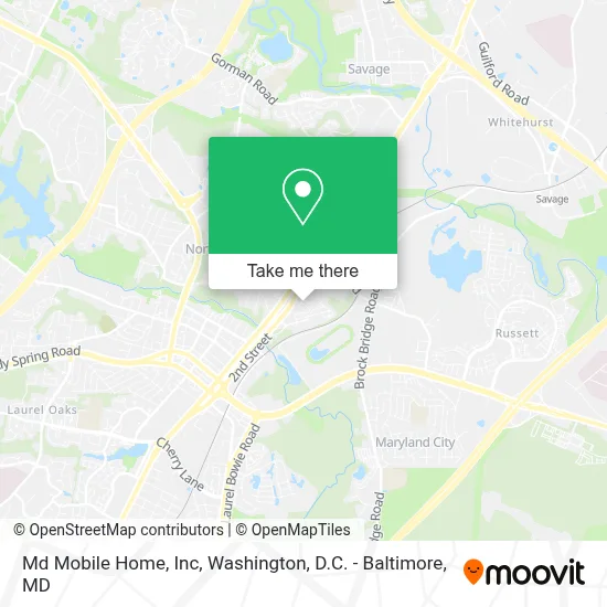 Md Mobile Home, Inc map