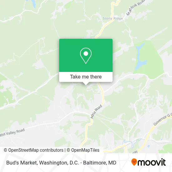 Bud's Market map