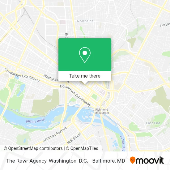 The Rawr Agency map
