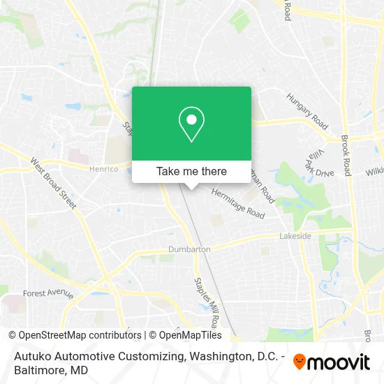 Autuko Automotive Customizing map