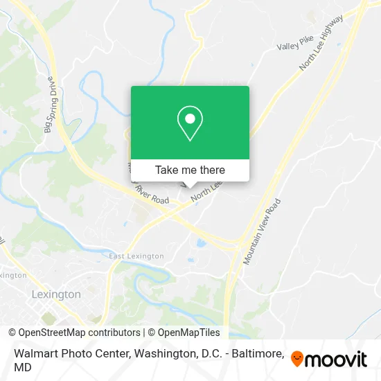 Walmart Photo Center map