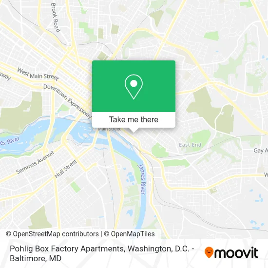 Pohlig Box Factory Apartments map