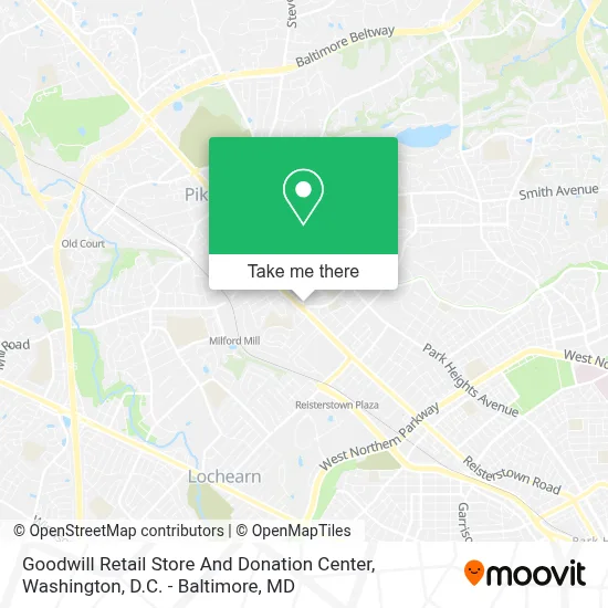 Goodwill Retail Store And Donation Center map