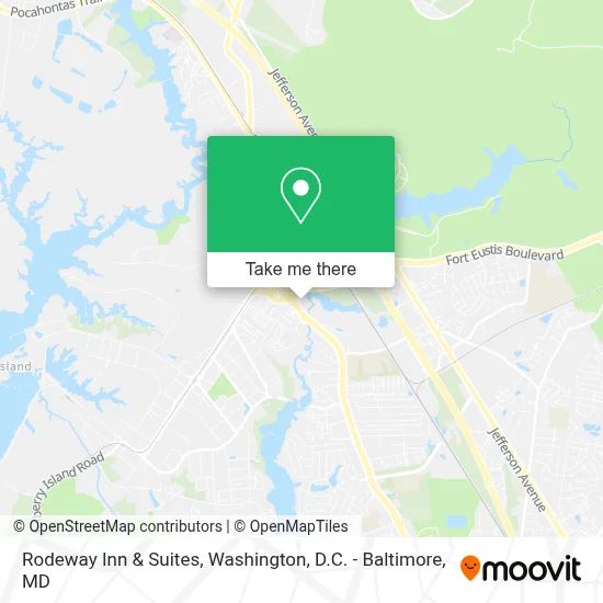 Rodeway Inn & Suites map