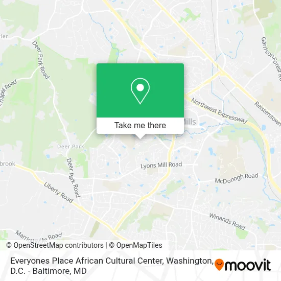 Everyones Place African Cultural Center map