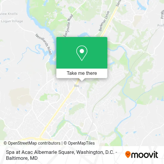 Spa at Acac Albemarle Square map