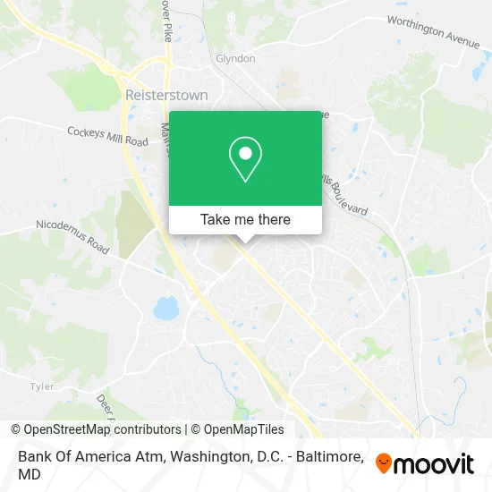 Bank Of America Atm map