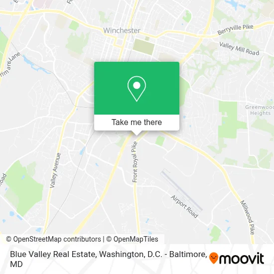 Blue Valley Real Estate map