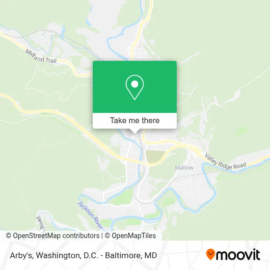 Arby's map