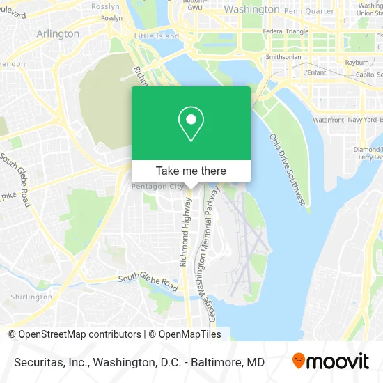Securitas, Inc. map