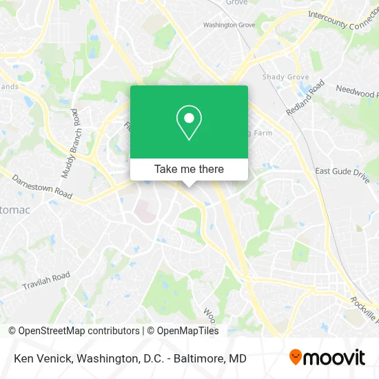 Ken Venick map