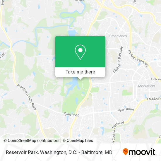 Reservoir Park map